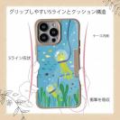 【Compos-Case】水中散歩するカエルくん_カラフル(wakat)