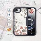 【和紙+コンポス】竹と和傘のイラスト