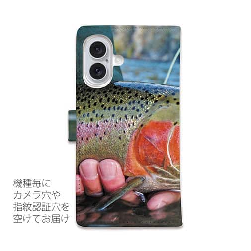 【手帳型】ニジマスの目