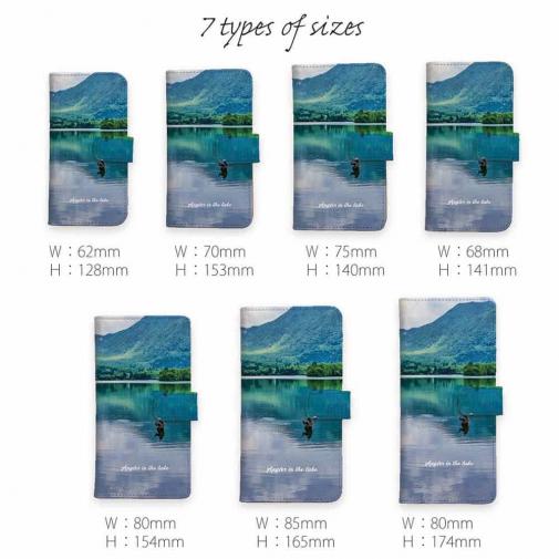 【手帳型】湯の湖のアングラー