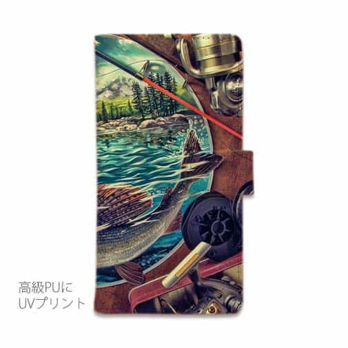 【手帳型】釣具たちに囲まれて