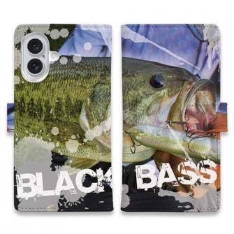 【手帳型】ビッグバス! BLACK BASS