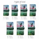 【手帳型】Fisherman with rod in the boat