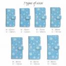 和紙の水玉　水色