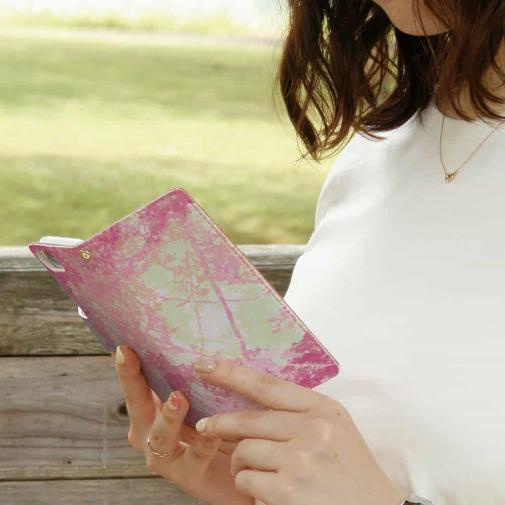 【手帳型】パステルなさくら