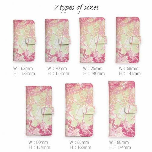 【手帳型】パステルなさくら