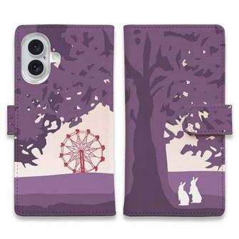 【手帳型】観覧車とうさぎ