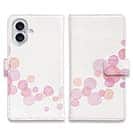 【手帳型】やさしい水玉　ピング