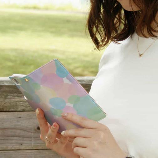 【手帳型】かわいい水玉　パート3