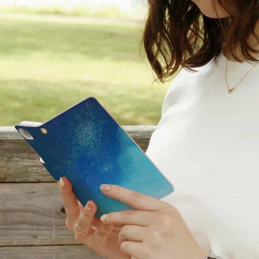 【手帳型】Starry Sky　星空