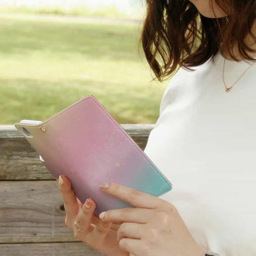 【手帳型】かわいい天の川