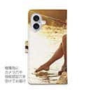 【手帳型】夕暮の釣りガール