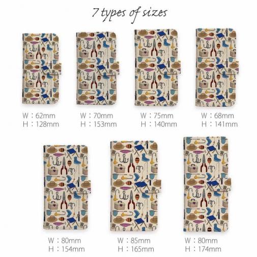 【手帳型】包装紙で使って欲しい釣りデザイン!