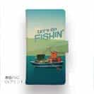 【手帳型】FISHIN　ポスター風