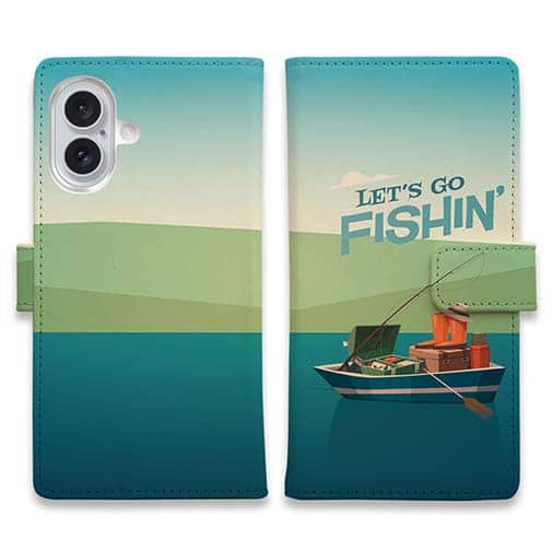 【手帳型】FISHIN ポスター風