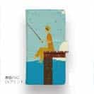 【手帳型】ドックで釣りを楽しむ　ノーマル