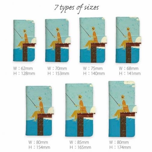 【手帳型】ドックで釣りを楽しむ　ノーマル