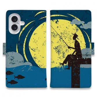 【手帳型】ドックで釣りを楽しむ　ムーンライト