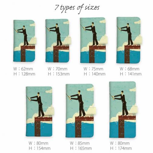 【手帳型】ドックで釣りを楽しむ　紳士