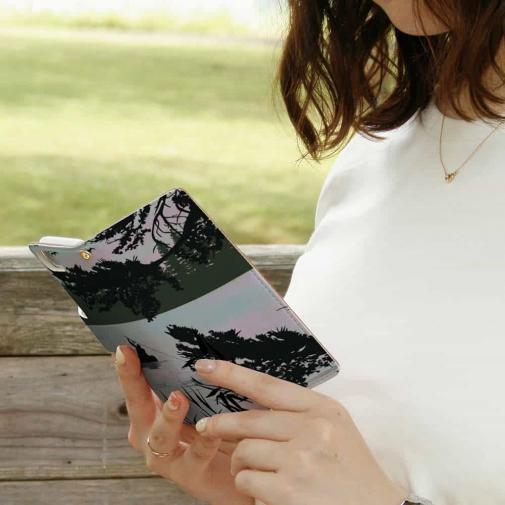 【手帳型】釣りの時事風刺しラスト