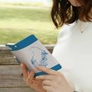 【手帳型】釣り人のシルエット　バスフィッシング