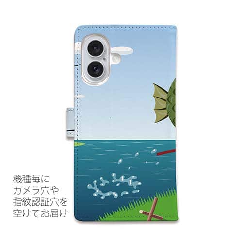 【手帳型】大物との格闘!