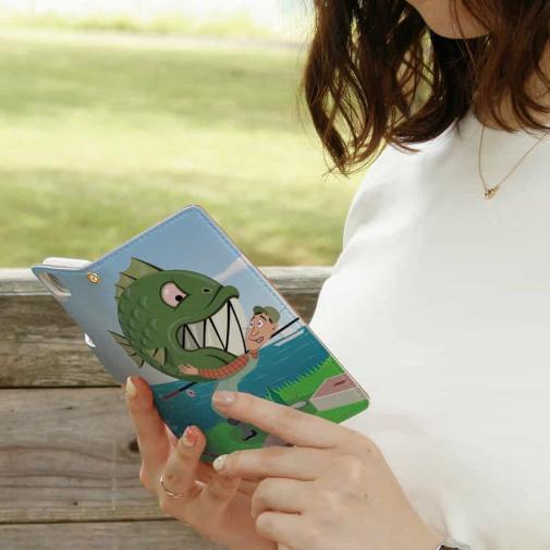 【手帳型】大物との格闘!