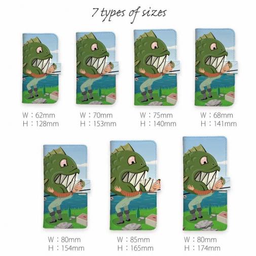 【手帳型】大物との格闘!