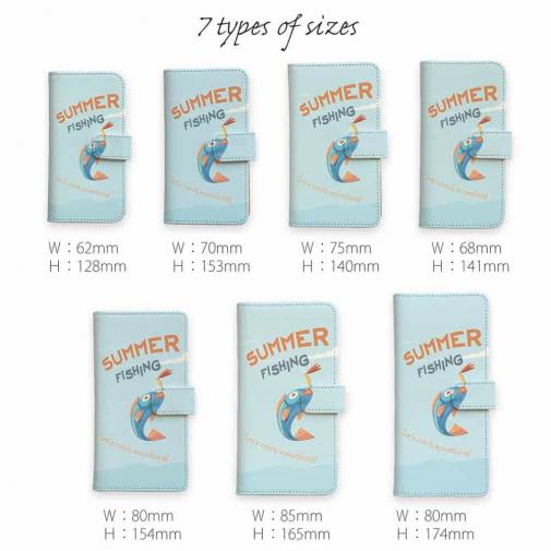 「手帳型」サマーフィッシング