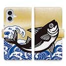 【手帳型】カツオ出汁風デザイン