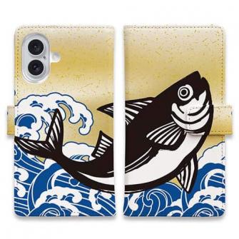 【手帳型】カツオ出汁風デザイン