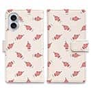 【手帳型】ルアーのシームレスパターン　レッド