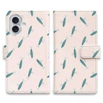 【手帳型】ルアーのシームレスパターン　ミノー