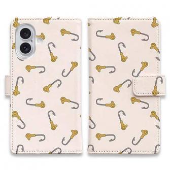 【手帳型】ルアーのシームレスパターン　ジグヘッド