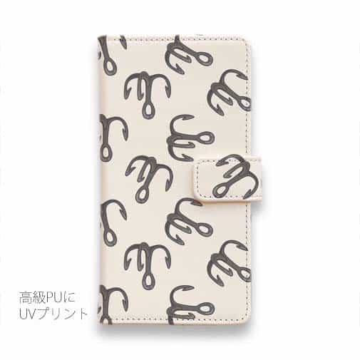 【手帳型】トリプルフックのシームレスパターン