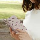 【手帳型】ルアーのシームレスパターン　パープル