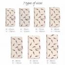 【手帳型】ルアーのシームレスパターン　パープル