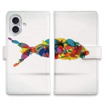 【手帳型】カラフルフィッシュ