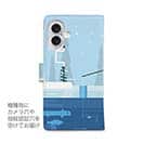 【手帳型】真冬の釣り人