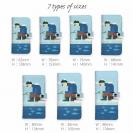 【手帳型】真冬の釣り人