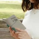 【手帳型】レトロな可愛い男の子と釣り