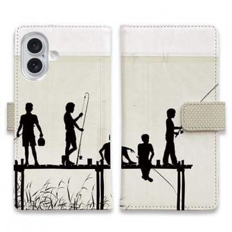 【手帳型】男の子たちのシルエット