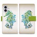 【手帳型】トロピカルなタツノオトシゴ