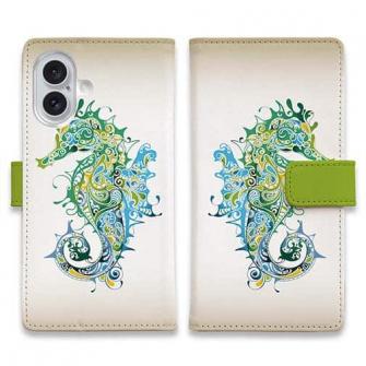 【手帳型】トロピカルなタツノオトシゴ