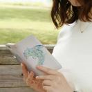 【手帳型】レトロでトロピカルなイルカ