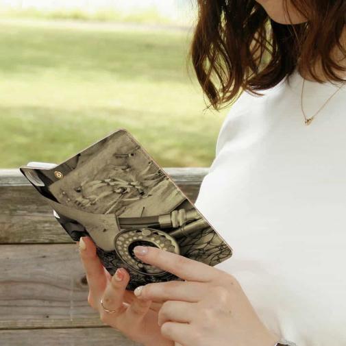 【手帳型】オールドタックル