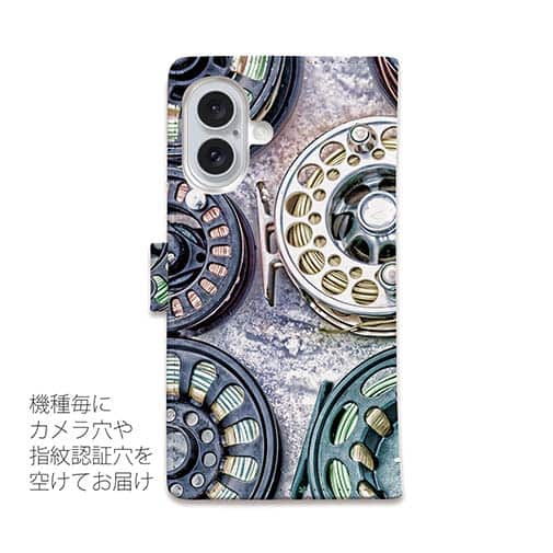 【手帳型】フライリールの丸