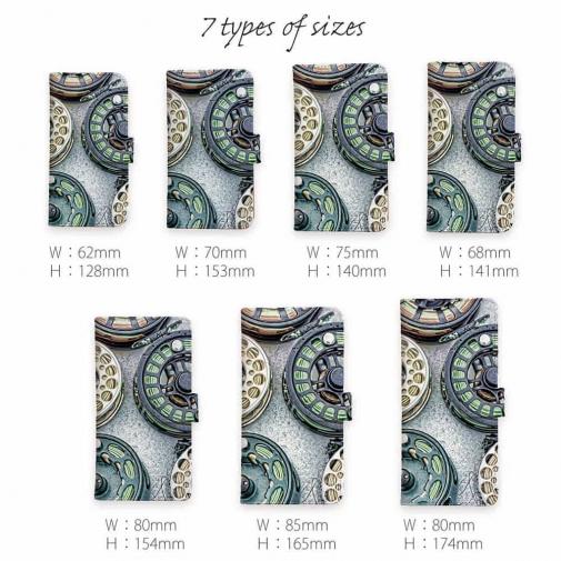 【手帳型】フライリールの丸