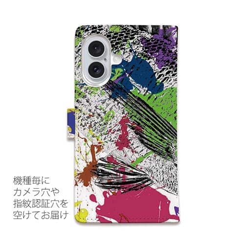 【手帳型】クロダイ(チヌ)　ペンキペイント