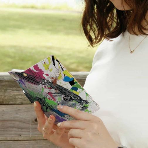 【手帳型】メジナ(グレ)　ペンキペイント